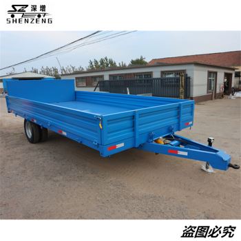 5噸收割機(jī)平板拖車(chē)